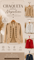 Chaqueta estilo Napoleon