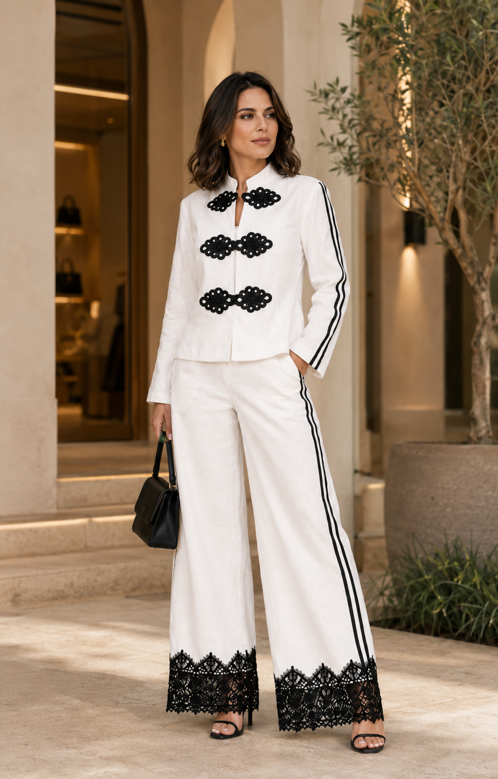 SET WHITE AND BLACK