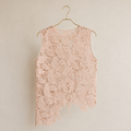 TOP ROSA ENCAJE