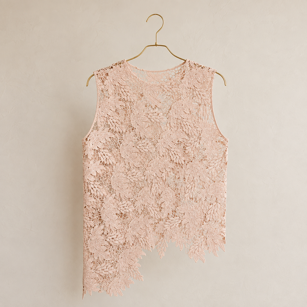 TOP ROSA ENCAJE