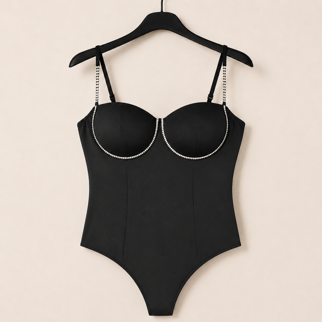CORSET BLACK PLUS SIZE