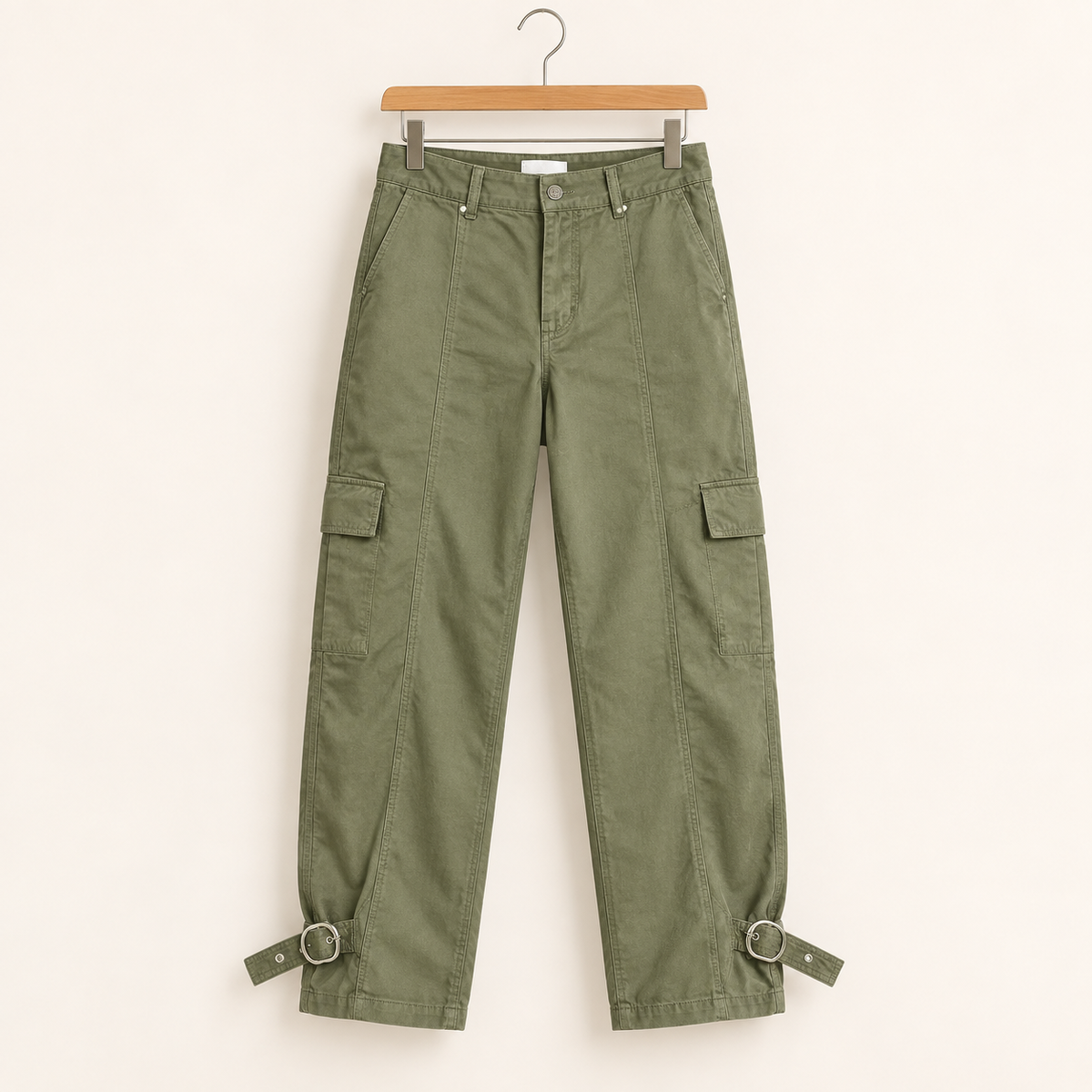 PANTALÓN CARGO VERDE