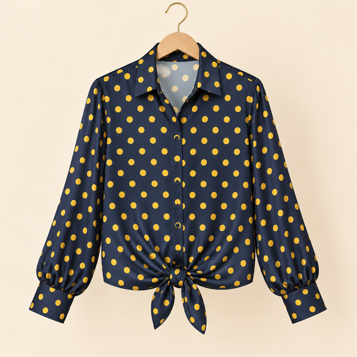 CAMISA POLKA SEDA