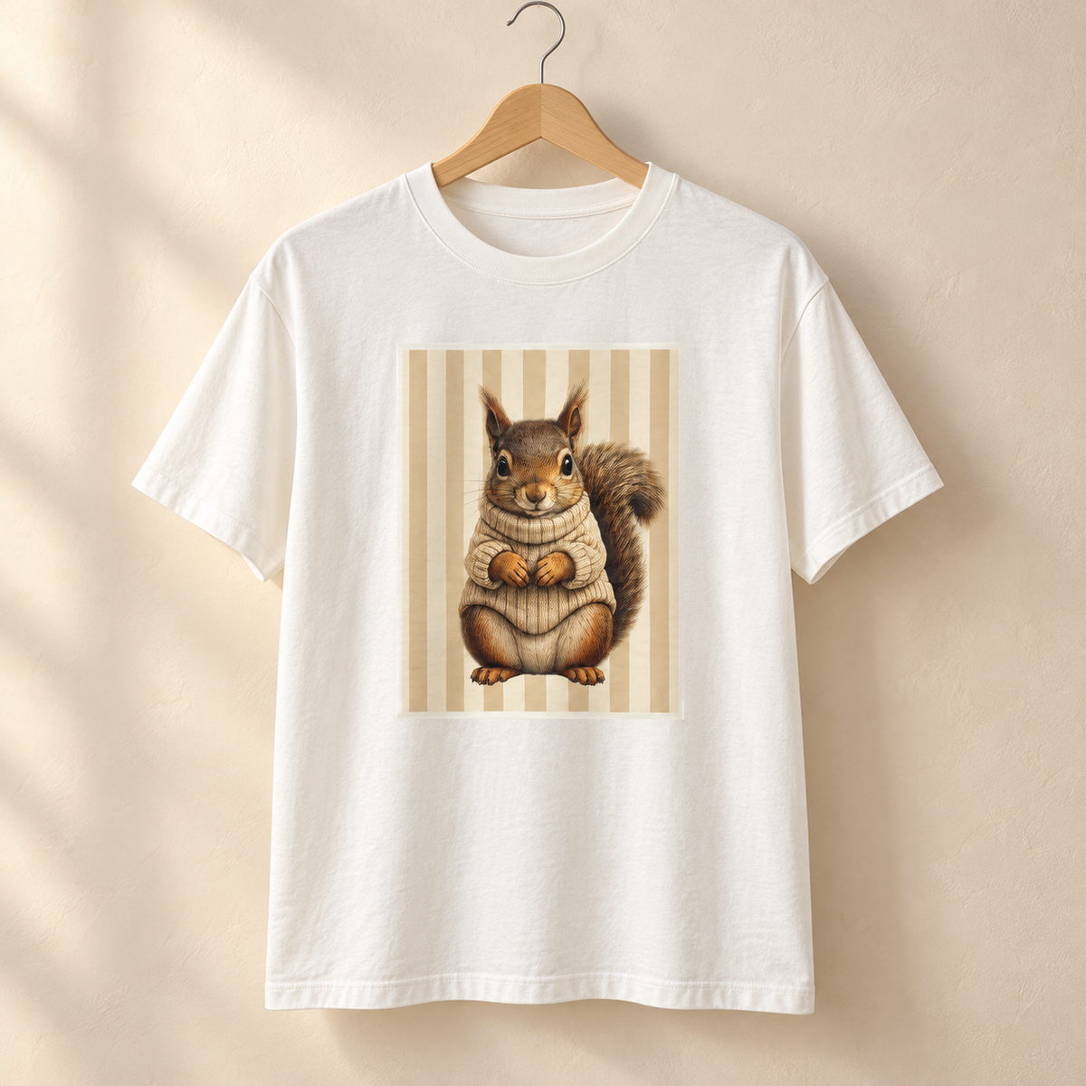 T SHIRT ARDILLA BLANCA