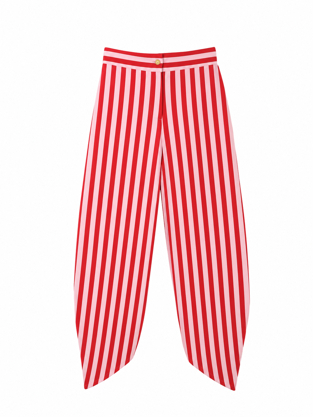 STRIPED BARREL PANTS