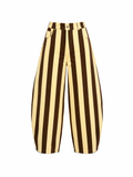 SOLID ELASTIC PANTS
