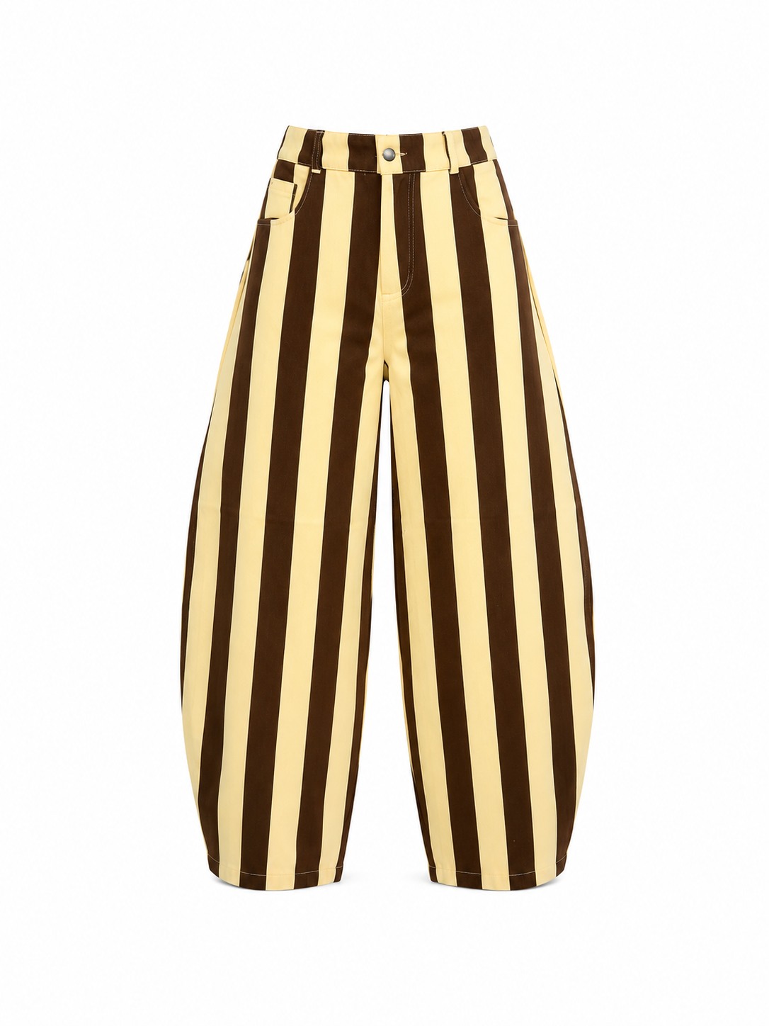SOLID ELASTIC PANTS