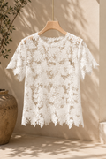 CAMISA ENCAJE BLANCO