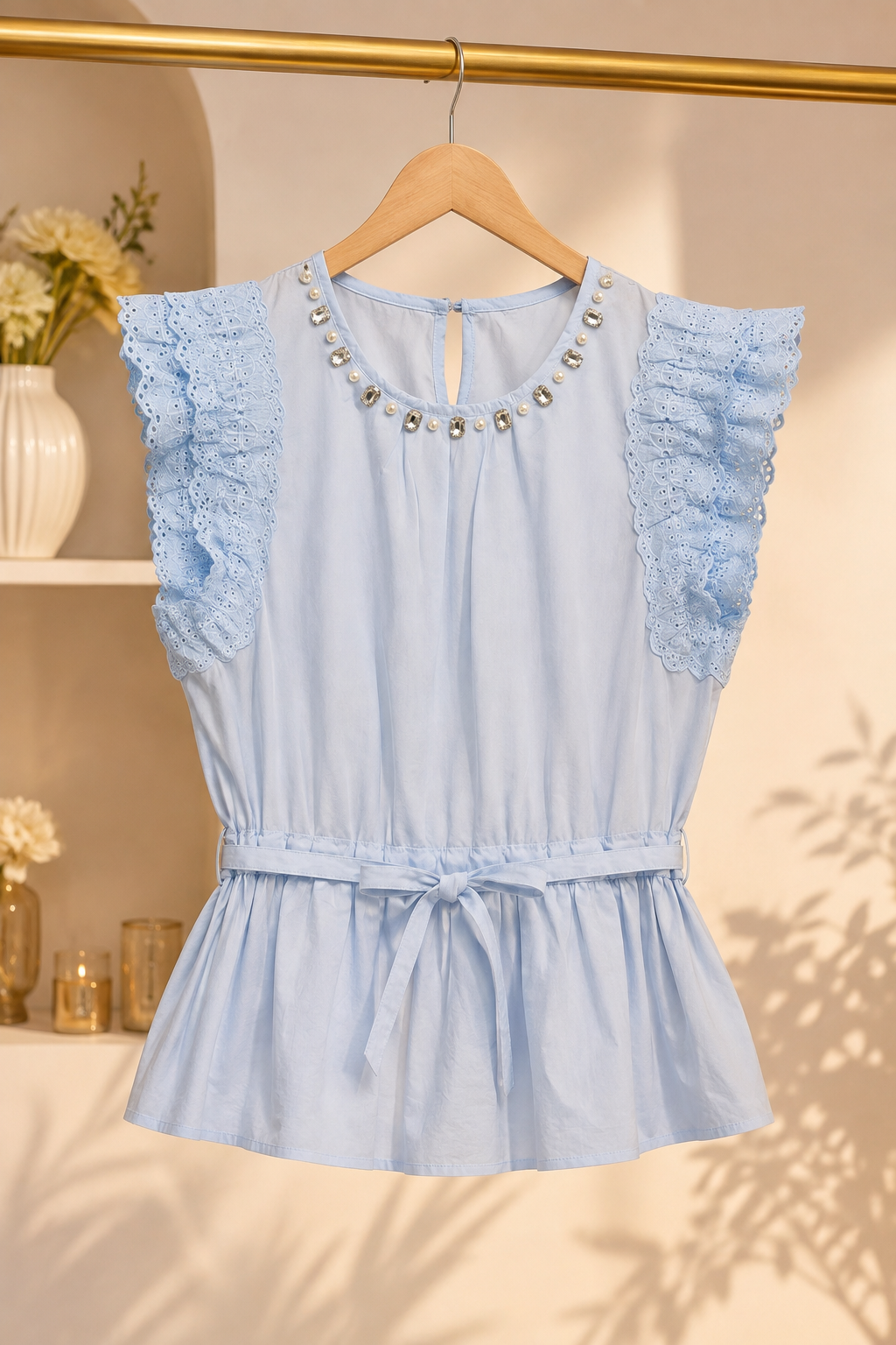 CAMISA BABY BLUE